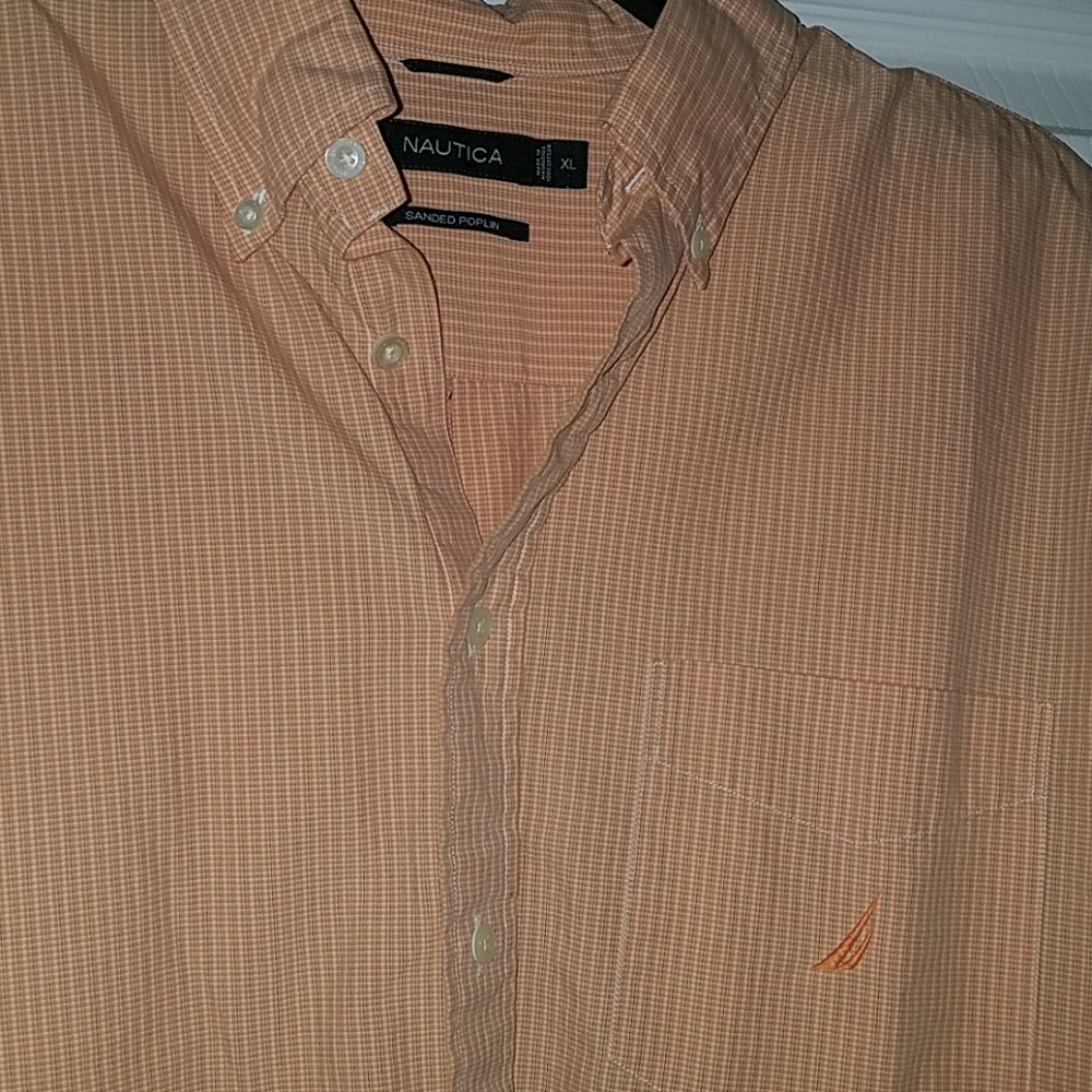 Nautica mens button down shirt